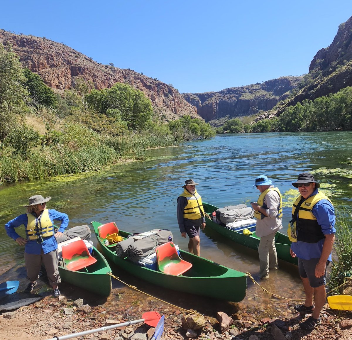 hampton_lodge's tweet photo. We finished the Gibb River Rd & headed to Kununura where we did an overnight canoe trip down the Ord River on Miriwoong country. Had a great adventure sleeping at a remote bush camp, exploring creeks & remote bush walks.
#OrdRiver
#GoGoYears https://t.co/c0k3a4KKaB
