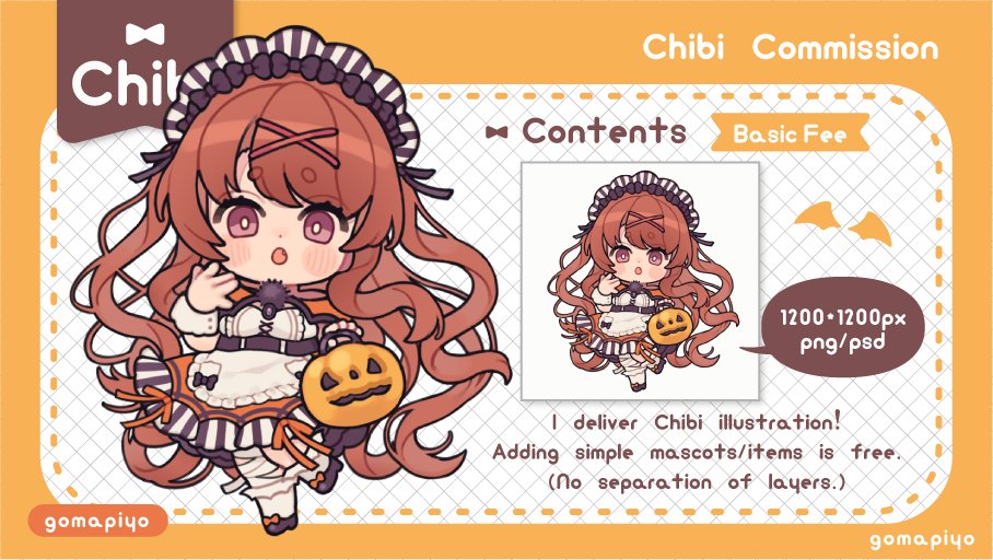 VGenComm OPEN🧸🍞 Chibi commission is now open! Please access VGen