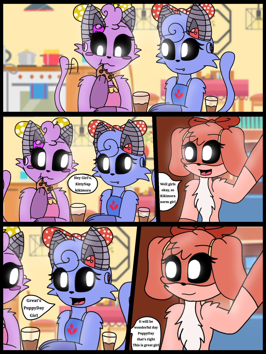 tazelkovoj's tweet photo. MegaMan &amp; Smiling Critters (Comic's)
Chapter 1 - Love's 🧡Day and Night💜
Episode 2 (Best friends)
#MegaMan #SmilingCritters #PuppyDay #DayWoman #KittyNap #NapWoman #Kikimora #kikimoraWoman #LEGOMonkieKid https://t.co/4fKI5zLjpm