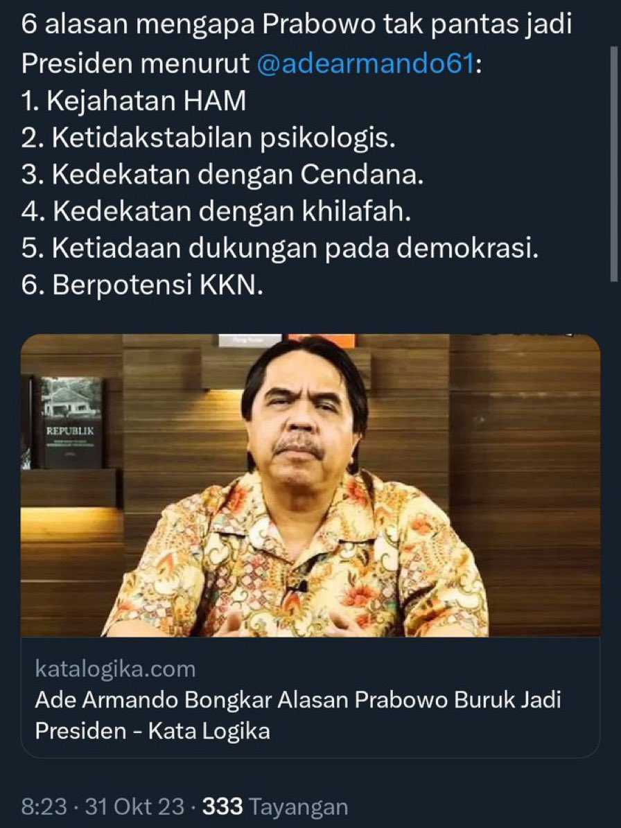 Widarto 🇮🇩 #IndonesiaMerdeka tweet media