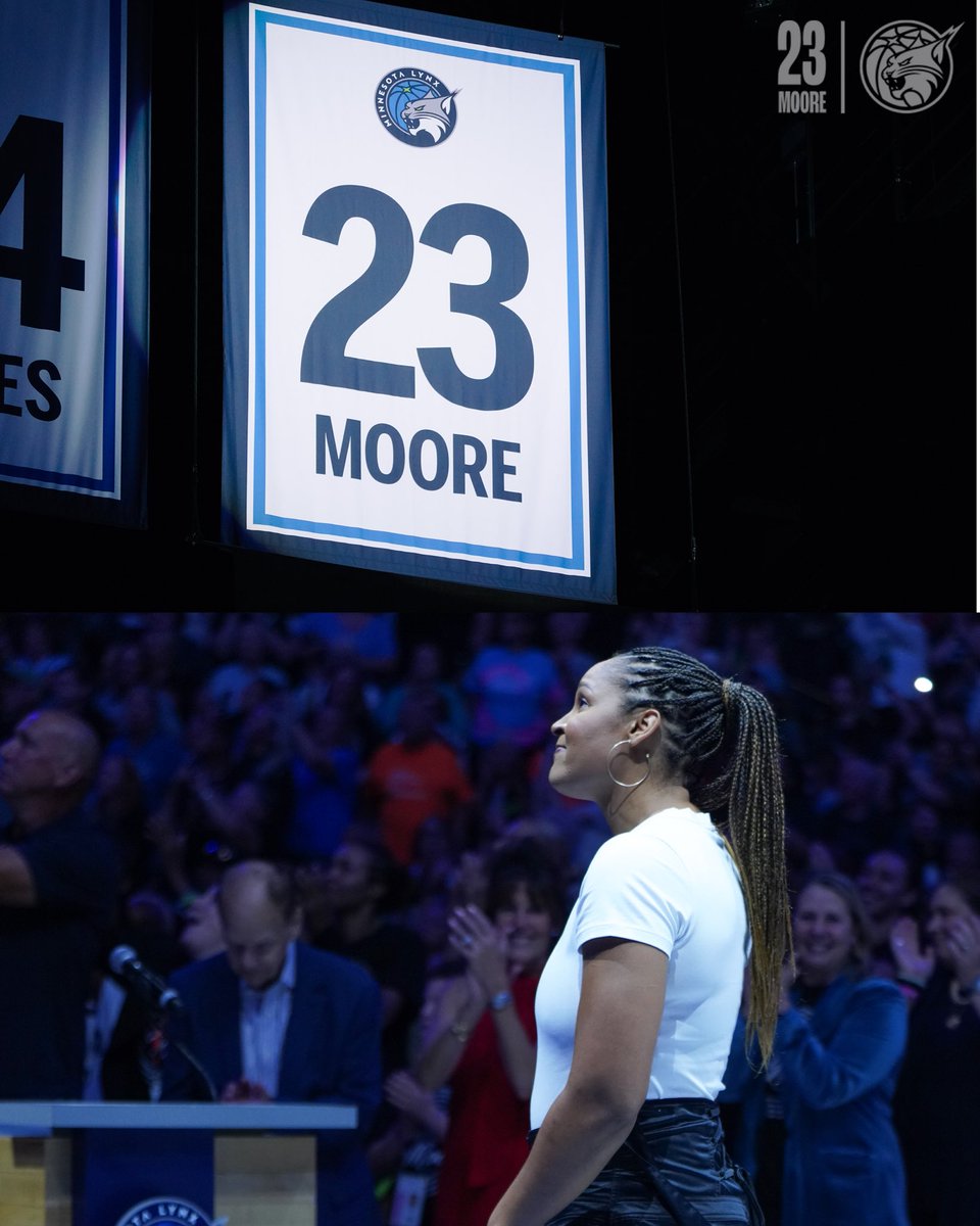 No. 23 is now in the Target Center rafters.