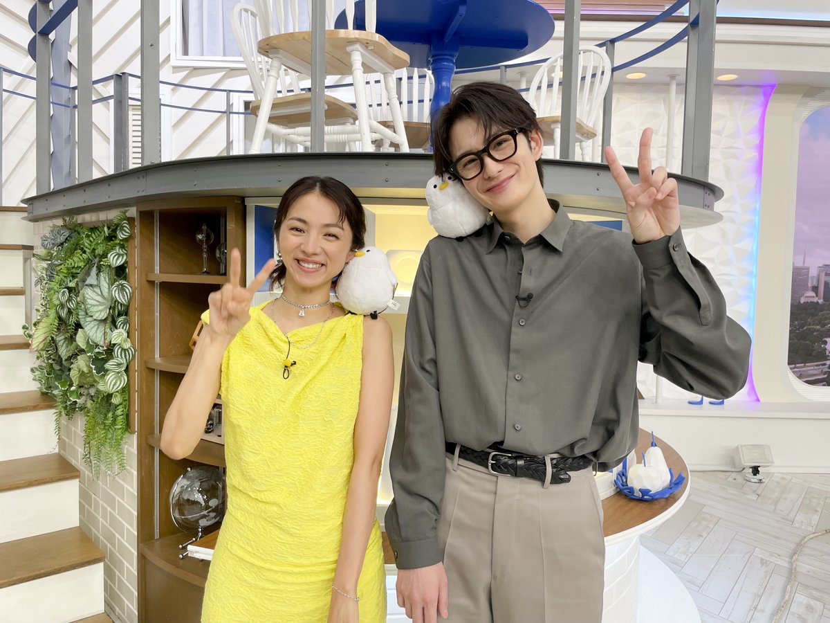 THETIME_TBS's tweet photo. 🐣🐣🐣

／
#満島ひかり さん #岡田将生 さんが
遊びにきたよ🐥📷
＼

２人が出演する
映画 #ラストマイル の魅力を伝えてくれたよ✨

🐥.｡oO（ボクも映画館に行ってこよ〜）

#thetime_tbs
@last_mile_movie https://t.co/aak7nWytn8