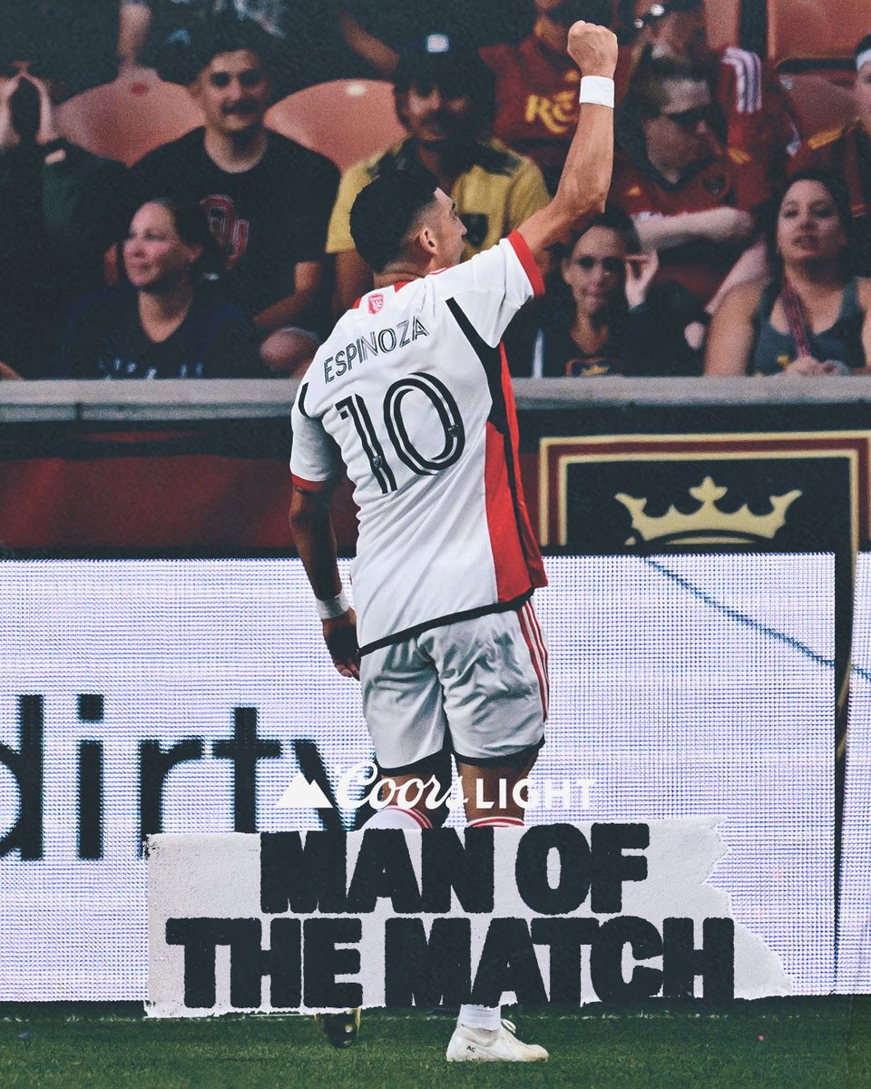 SJEarthquakes's tweet photo. Your @CoorsLight Man Of The Match @CriisEspinoza7 🇦🇷.

#RSLvSJ | #Quakes74 https://t.co/WPWmYsBTrz