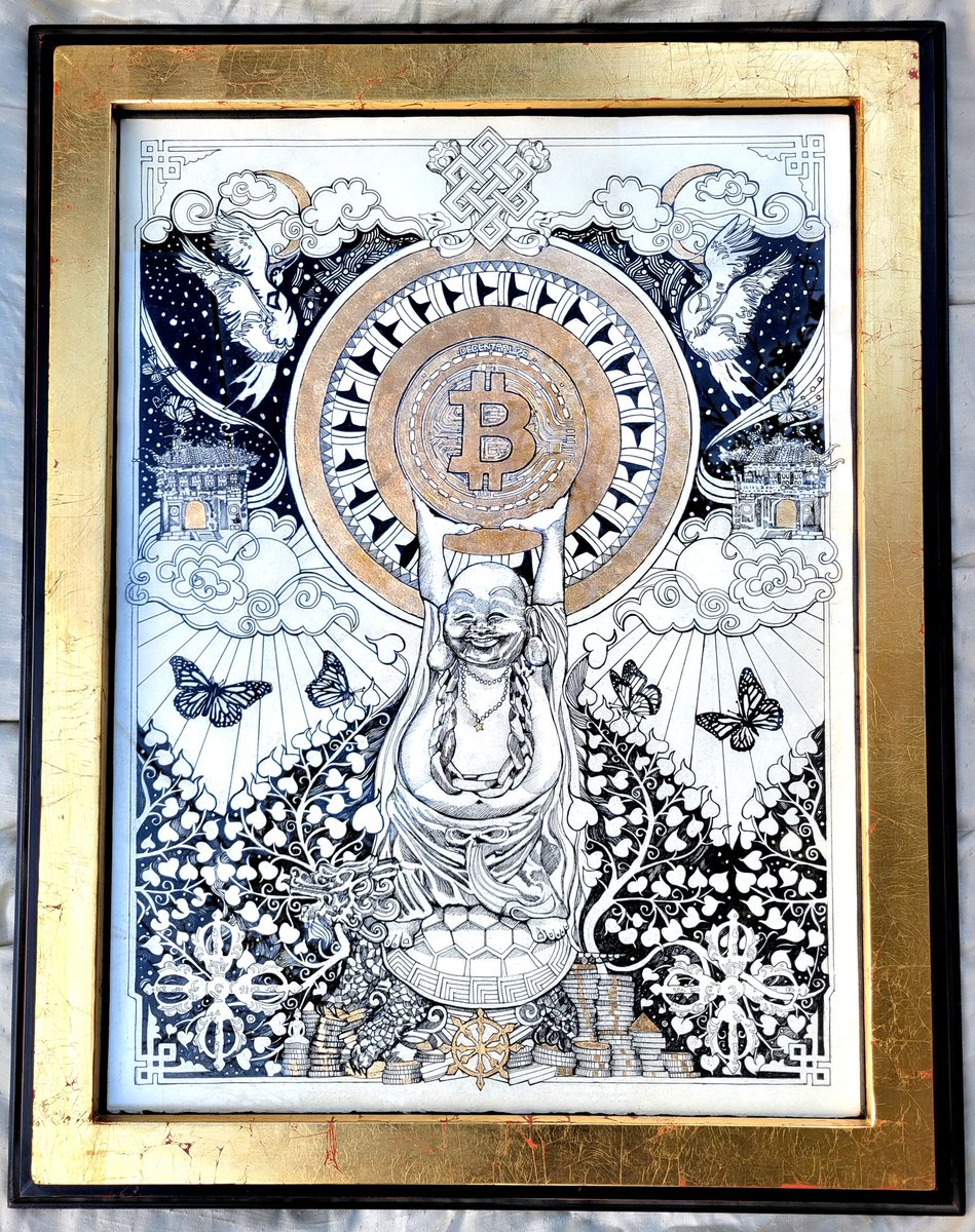 godsofbitcoin's tweet image. Gods of Bitcoin Vol 1: Bitcoin Buddha ... Prints Available Soon ... Stay tuned #Art #BitcoinArt #Arte #Kunnen #Kunstwerk #Buddha #Bitcoin #BTC $BTC #wenmoon