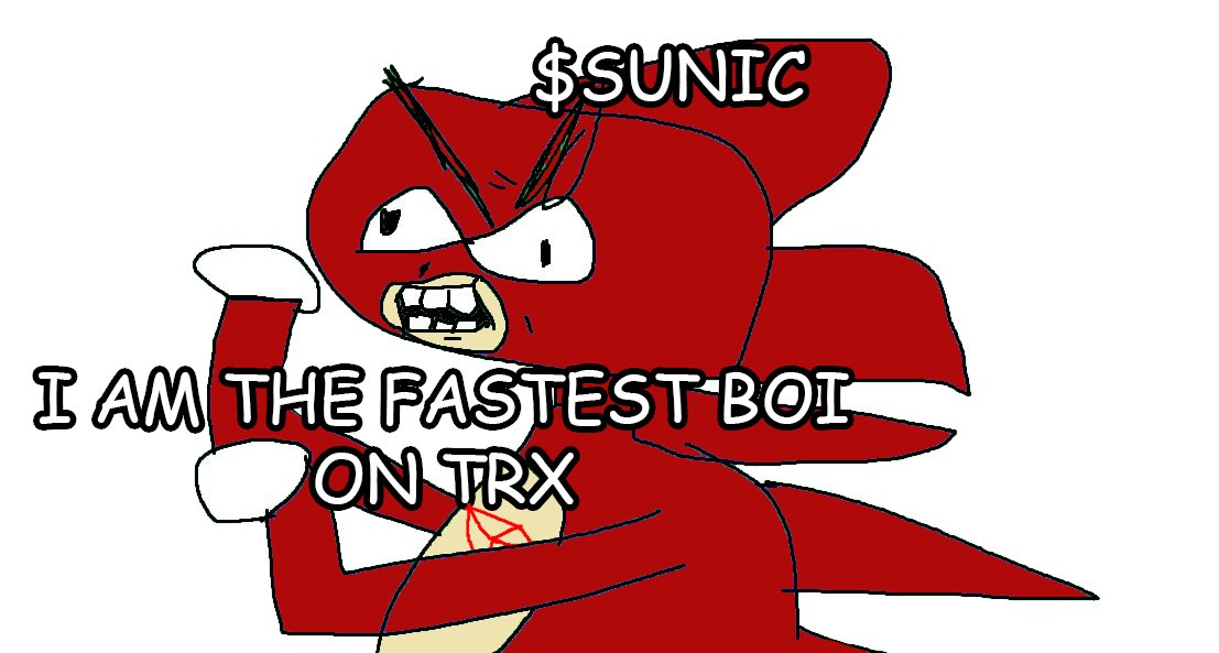 Luckily we are too fast to catch 

$SUNIC 🤝 FREE SPEECH