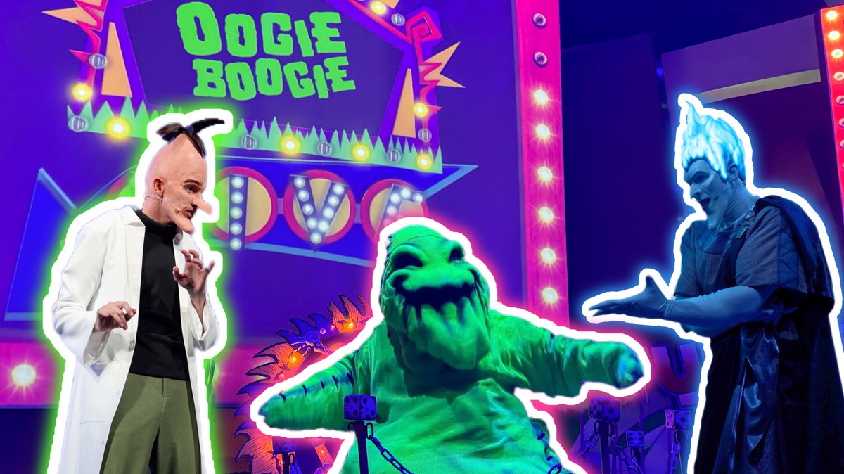 Check out our new video of the Oogie Boogie Bash Cast Member SnEEK Peek, where you can get a closer look at Dr. Doofenshmirtz &amp; Hades (two new villains this year)! 
youtu.be/K22tHG6mKxA?fe…