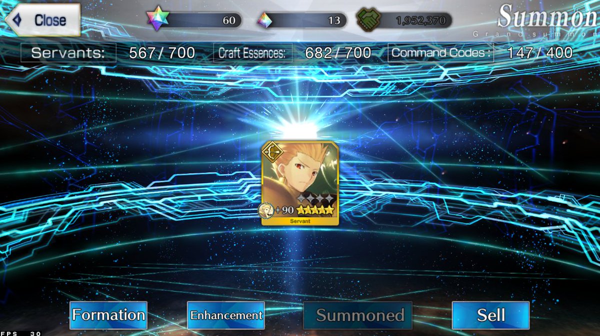 CChad23's tweet photo. Not to bad, both banner servants in just doing the daily single pull. #FateGOUSA https://t.co/DMHS6i7B8V