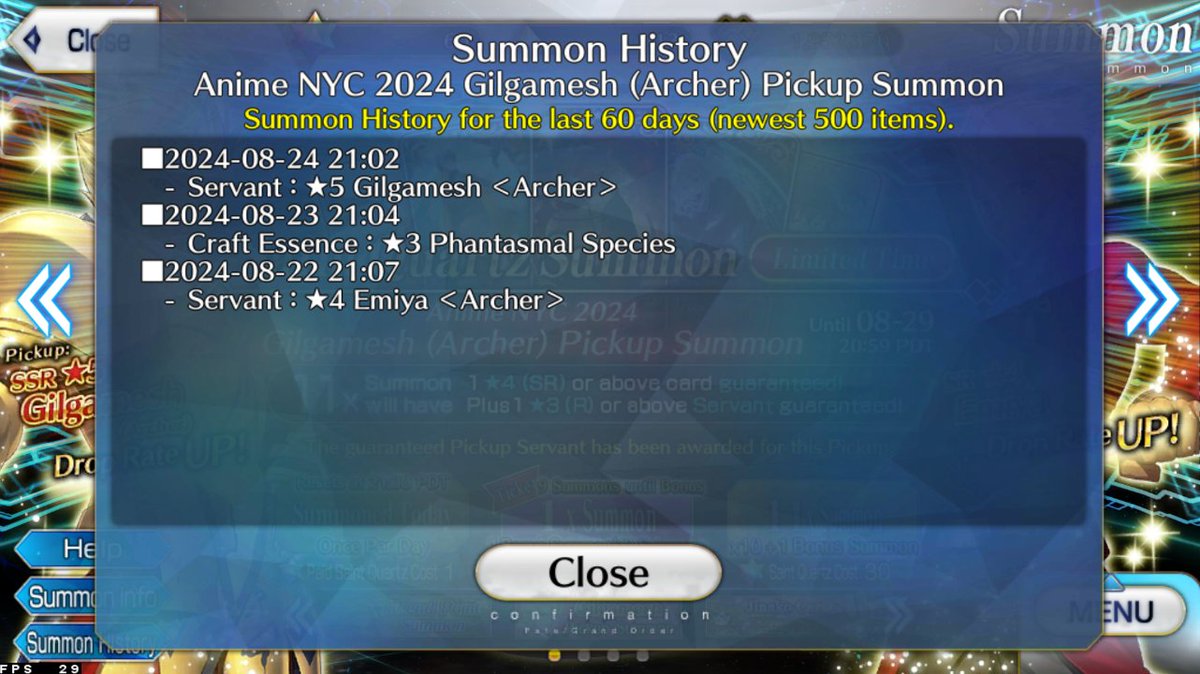 CChad23's tweet photo. Not to bad, both banner servants in just doing the daily single pull. #FateGOUSA https://t.co/DMHS6i7B8V