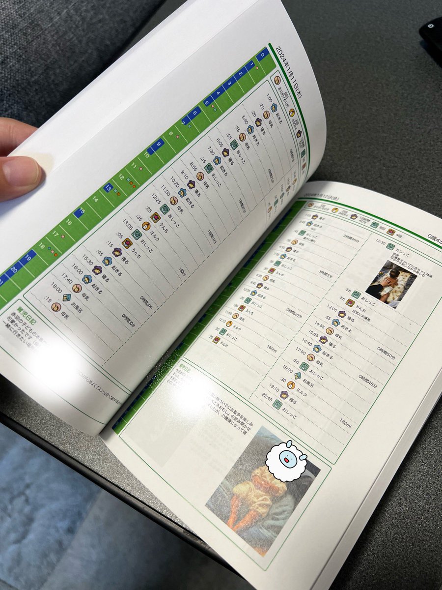 r_nyoro's tweet image. ぴよログの記録、生後一年分の製本が届いたぞ〜！！！はぁ、歴史…。