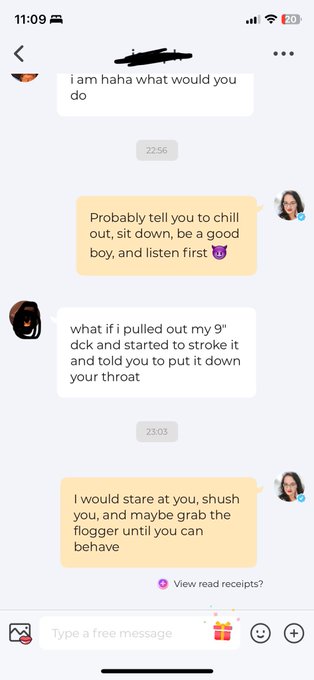 That moment when someone doesn&rsquo;t read my bio before reaching out 😂 he wasn&rsquo;t expecting my response and<a href="/tag/finsub"class="tags"><span>#finsub</span></a><a href="/tag/fincuck"class="tags"><span>#fincuck</span></a>