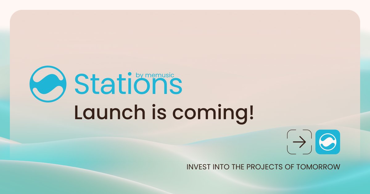 WavesAIOfficial's tweet photo. Stations Launch is coming in September! 🔜

💫Invest in projects and artists of tomorrow
💫Earn Airdrops as a Station Node Holder
💫Stake $MMT for additional benefits

#IDO #Launchpad #IDO #Web3 #MusicNFT 

https://t.co/wTvWpjVFz4 https://t.co/nd9kM0NZ9N