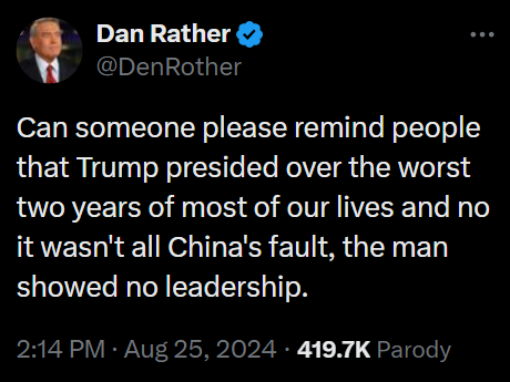 Dan Rather SLAMS Trump 👏👏👏