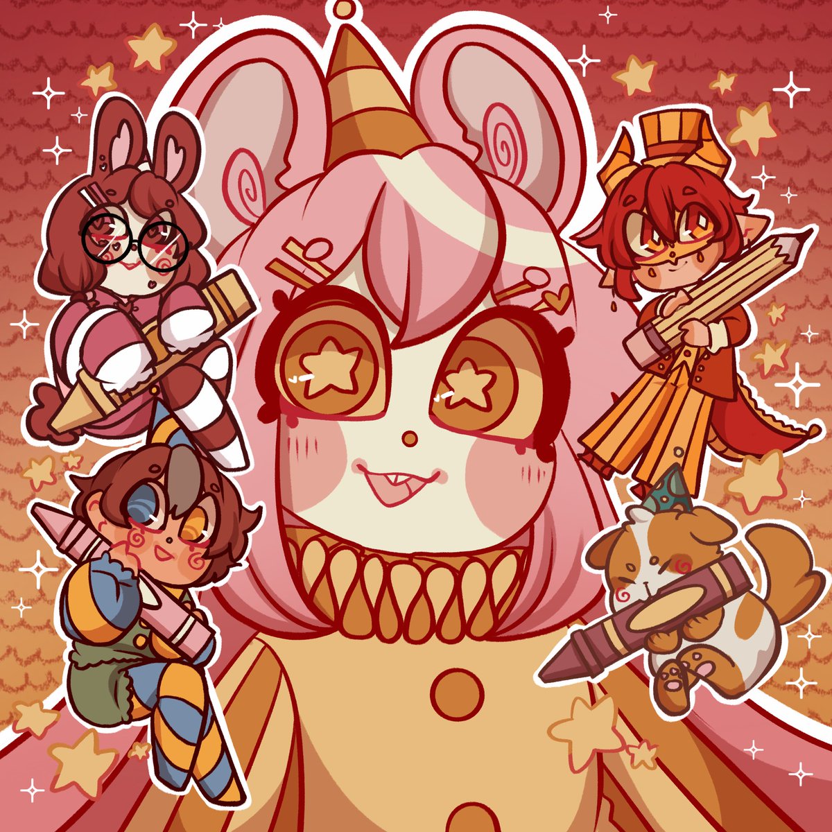 Hehe we got the team all together