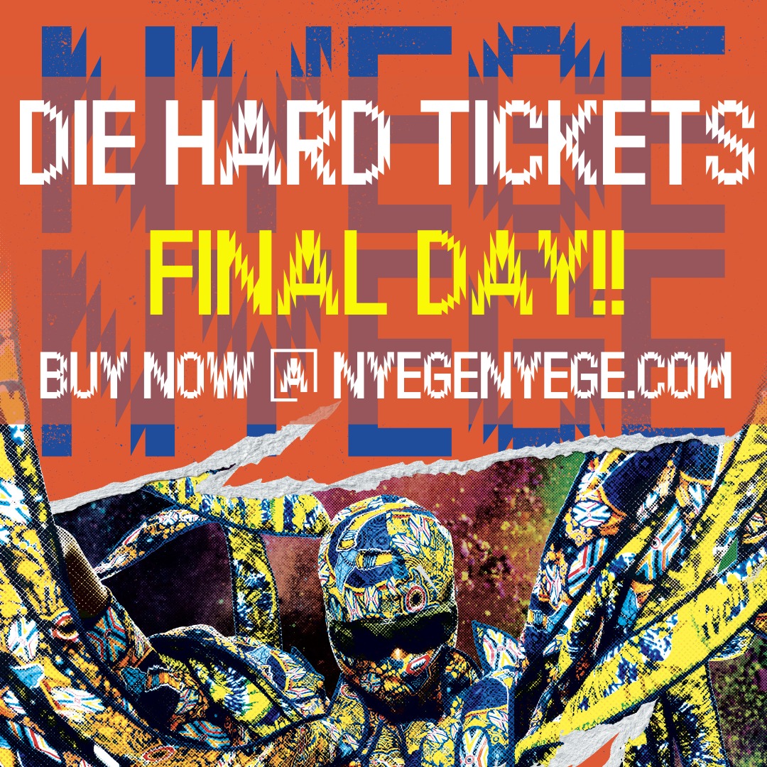Last day to get your nyege full extravaganza pass at die hard rates, don't sleep on this one and head to nyegenyege.com for the aciton