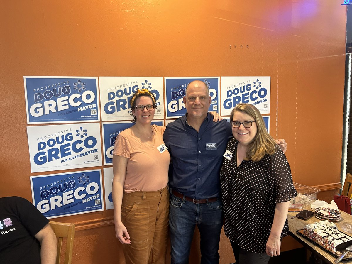 DougGrec's tweet photo. More pics to come, but just sharing a few I snapped from our Greco for Mayor campaign volunteer appreciation event tonight at La Posada on Westgate. Please chip in on my birthday weekend to support our grassroots campaign https://t.co/vKvNhx5bGx #grecoforaustin #ATX https://t.co/xdqJNcRb8G