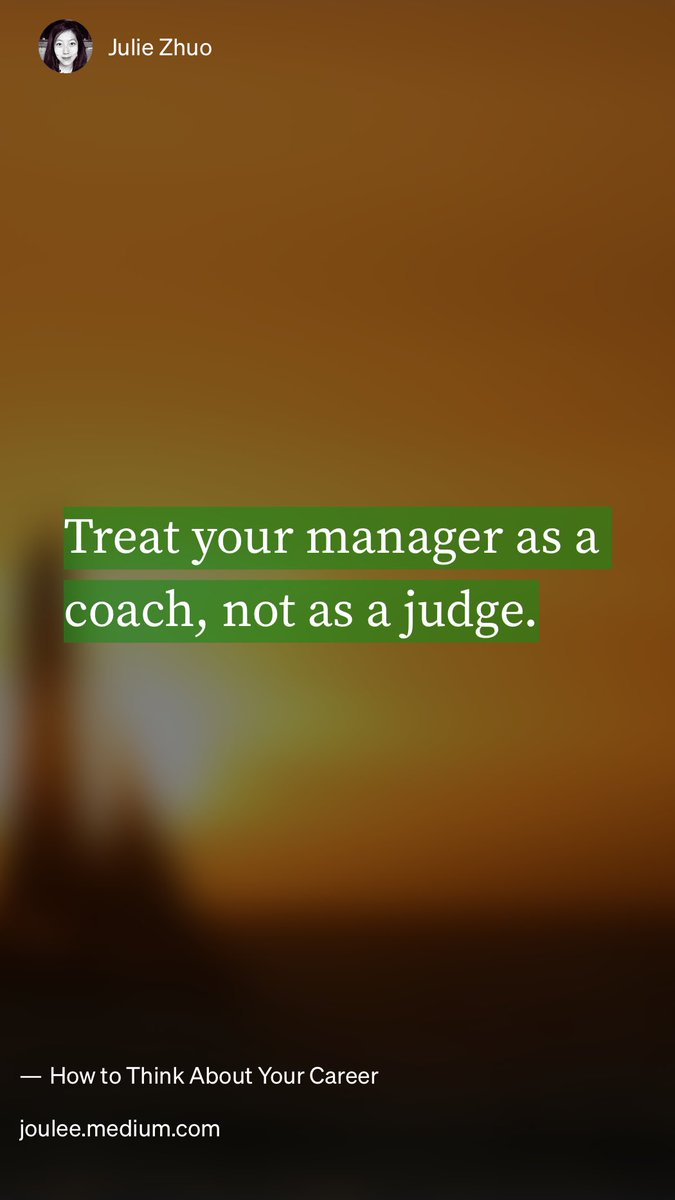 “How to Think About Your Career” by Julie Zhuo
medium.com/the-year-of-th…