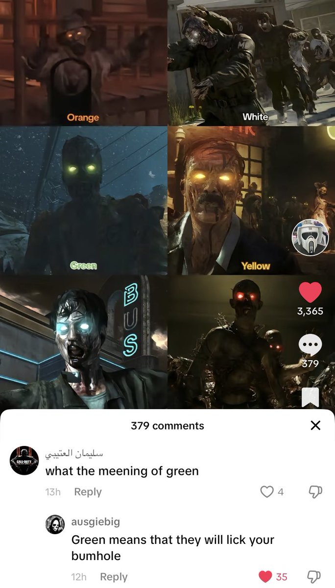 capzeroo's tweet image. Is this an awesome cod zombie fact