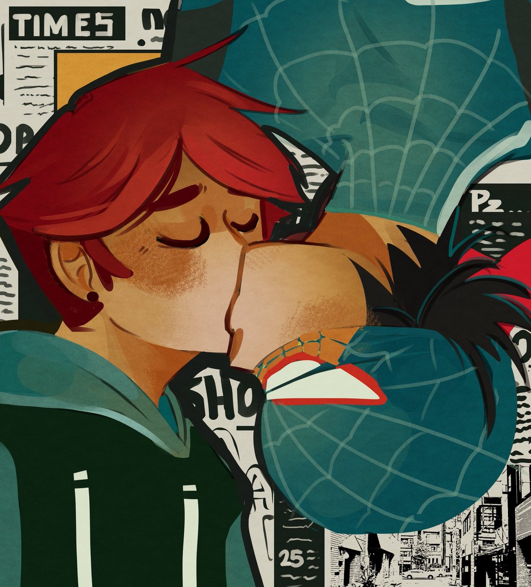 Ance_pz's tweet photo. Día 4: beso tipo Spiderman
Esta week va a ser como deuda a pagos, le voy abonando de poco a poco.
#Luckity #LuckityKissWeek #Luckityfanart https://t.co/ueEgg7nwZs