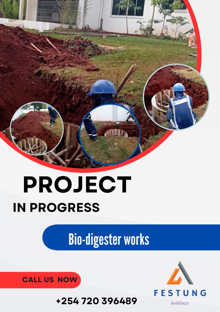 FestungL's tweet image. Bio-digester services. #wastemanagement #biodigester works #sewerage services. Call/WhatsApp 0720396489.