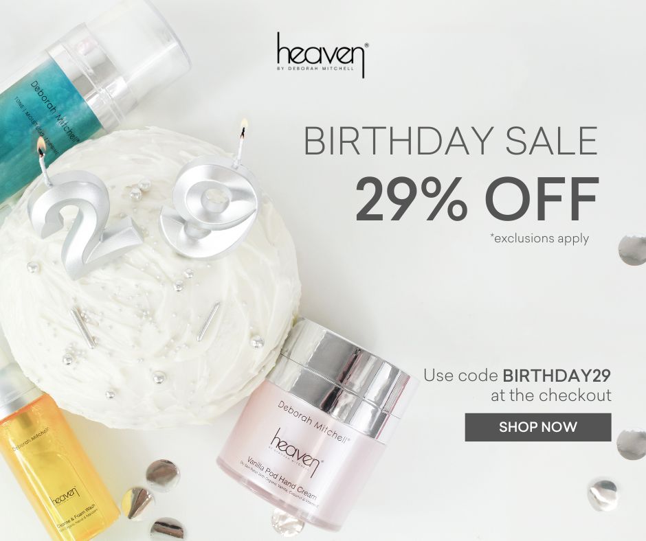 It’s our birthday and we want to gift you!🎉 Enjoy 29% off Heaven Skincare online now. Use code 'BIRTHDAY29' at the checkout! (*T&amp;C's and exclusions apply)

Shop Now - heavenskincare.com

#heavenskincare #birthdaysale #sale #heaven29 #birthday