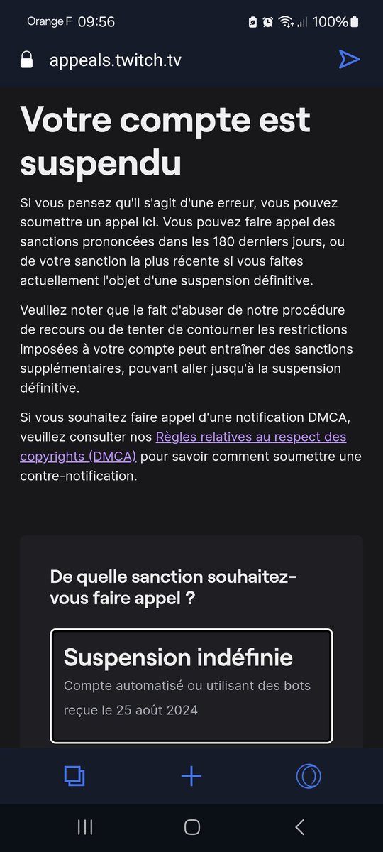 SOS <a href="/TwitchSupport/">Twitch Support</a> 
Je n'ai jamais utilisé des bots frauduleux alors expliquez moi ceci s'il-vous-plaît.