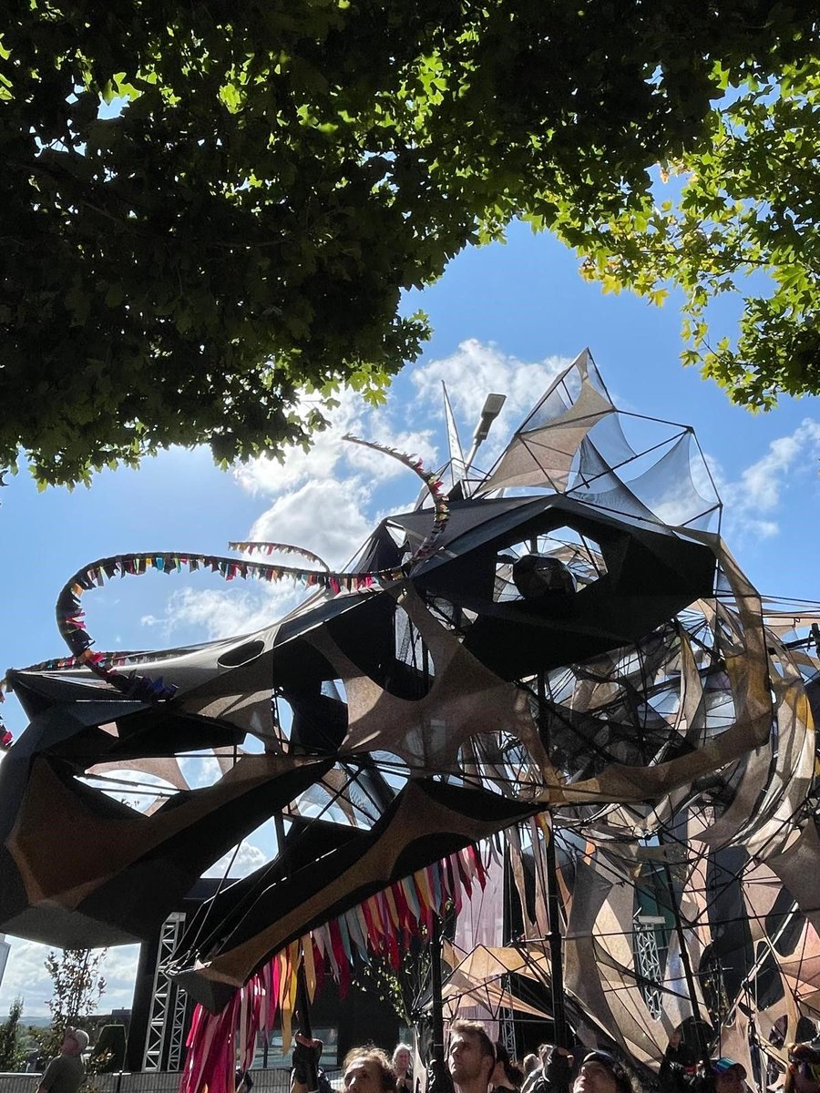 ace_thenorth's tweet image. Having watched the dragon yesterday exploring the streets of Wakefield for #OurYear2024, very excited to see this world-first largest human-operated puppet, from @ace_national National Portfolio Organisation @triggerstuff, take to the skies later! #Thehatchling #ACEsupported 🐉