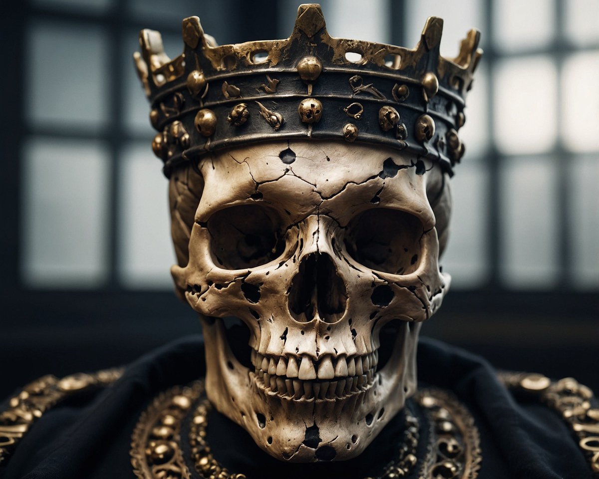 Gom33z83's tweet photo. The King of Death 

#ai #aiart #AIArtworks #AIArtCommunity #digitalart #dalle3art #DigitalArtWork #AIcommunity #AIArtGallery #Iapromt https://t.co/fGOPJEoLb5