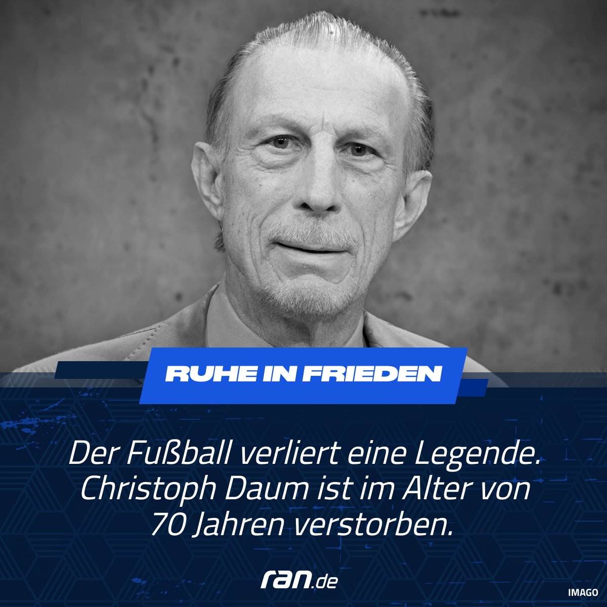 Wie die Familie des ehemaligen Bundesliga-Trainers mitteilte, verstarb er am Samstag infolge seiner schweren Krebserkrankung.⁣
⁣
#daum #ranFussball