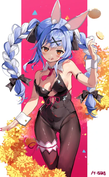 #ぺこらーと ぺこちゃんとラビットホールの相性いいので混ぜてみた