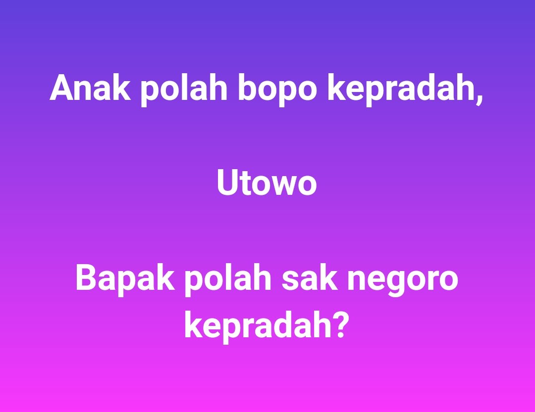 pututwidjanarko (@pututwidjanarko) on Twitter photo 