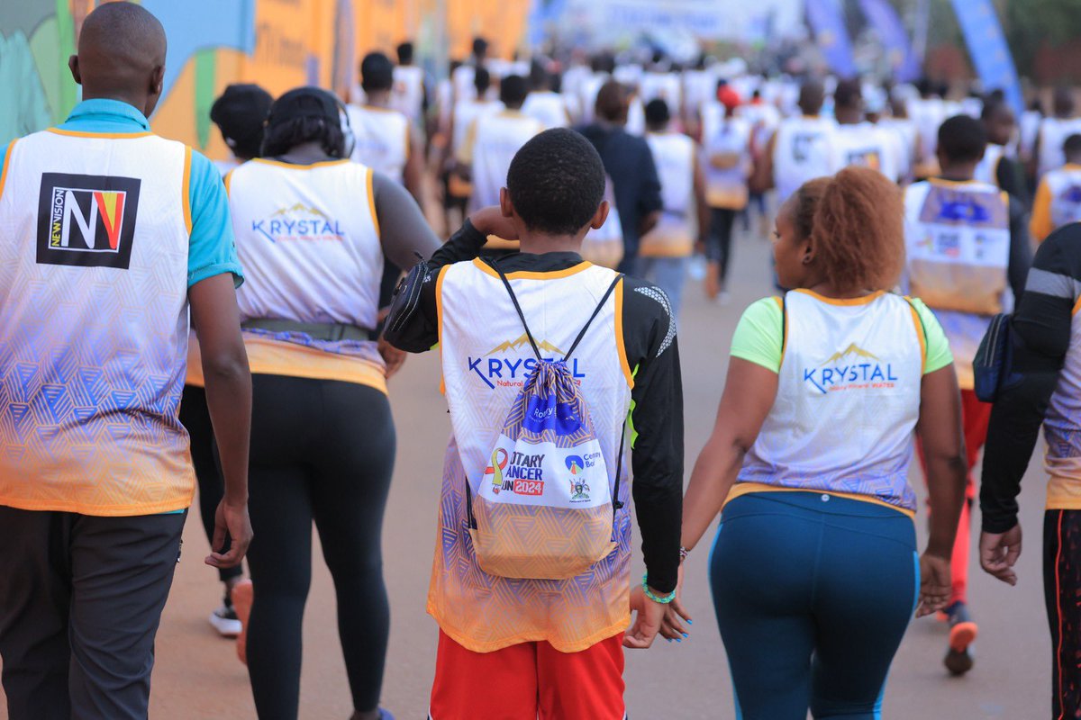UgRotaryCancerP's tweet photo. Our #RotaryCancerRun24 runners , walkers from 5KM , 10KM and 21KMs routes as you #SpreadMagicInEveryStep welcome back to UMA Lugogo Parking grounds. Thank you for making a difference in the lives of those affected ♋️. https://t.co/iNixh282Lc