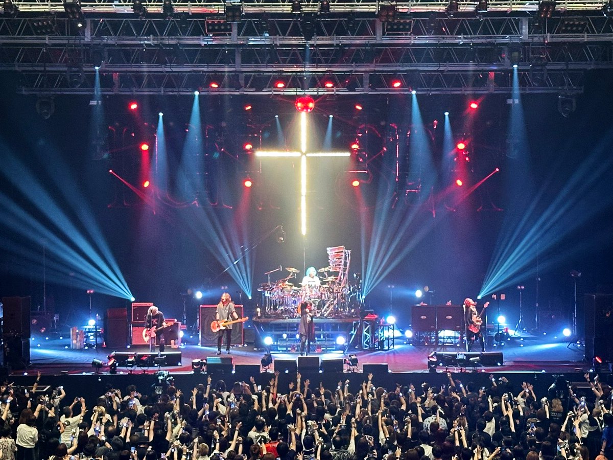 昨日のお席とーっても良くて！！何も遮るものがなくLUNA SEAを堪能し