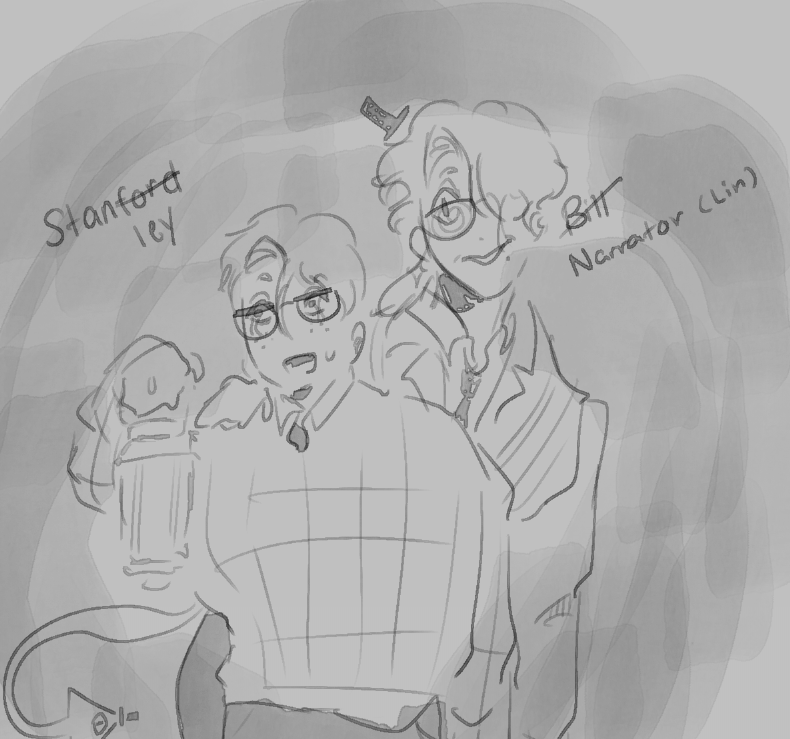 meii_ten's tweet photo. Im too lazyyuhhhh 

But like stanley cannonically having a twin matches up the cross-over so muchhh and the other dimension being the parable would be so kewwwwll #thestanleyparable https://t.co/2Mdvj8hNE1