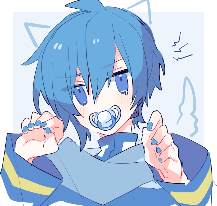 カイト(ボーカロイド) 「」|由杞のイラスト