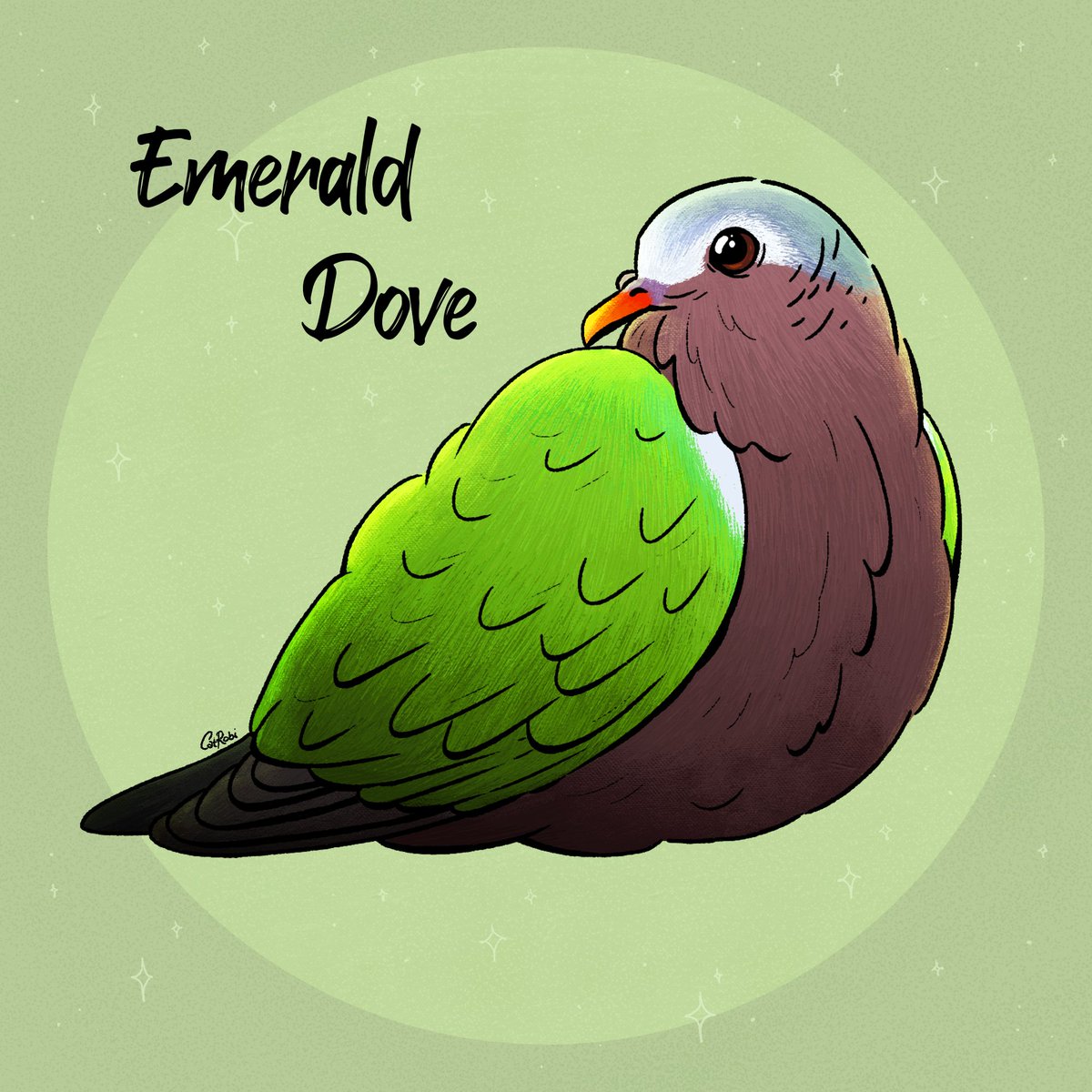 CatRobi2's tweet image. #AvianAugust2024💚(forgot to write the name as well)