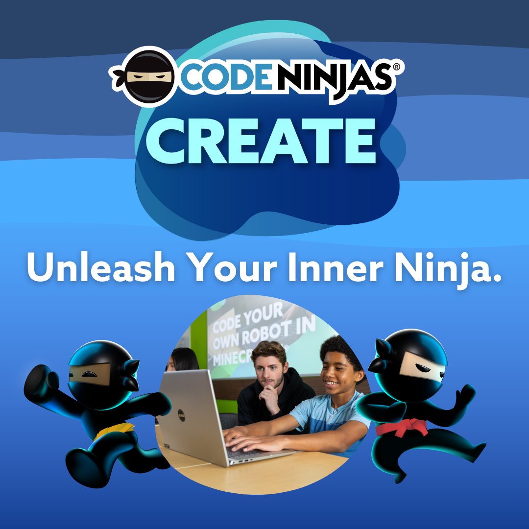 Unlock your child’s potential with Code Ninjas CREATE! Our innovative program provides a pathway to learning coding, problem-solving, and critical thinking. With fun challenges and real-world projects, kids gain skills that last a lifetime.... codeninjas.co.uk/enfield-london…

#CodeNinjas