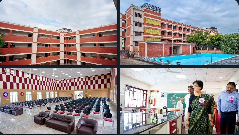 muntaziraapka's tweet photo. This is the Recently Inaugurated Govt School at Dwarka, Delhi by @ArvindKejriwal Govt... #AapAtWork https://t.co/7iWrbTRGn1