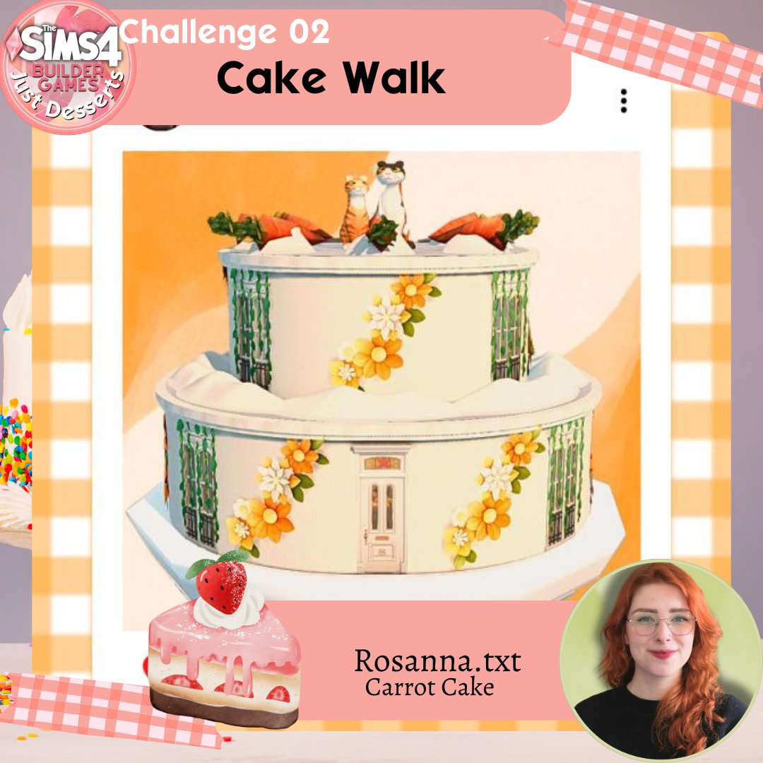 TS4BuilderGames's tweet photo. 🍰Week 02 - Cake Walk🍰
Are we ready for the second round of builds? Don't they all look delicious?
pacific.creates❤️Red Velvet Cake❤️
@rosannatxt🥕Carrot Cake🥕
@jess_nugget🍓Strawberry Shortcake🍓
@flowurtheweirdo 🫐 Blue Raspberry Poke Cake 🫐

What is your favorite cake?💗 https://t.co/lHK3OuSgyZ