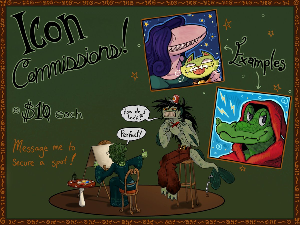 klverfe's tweet image. ❕ICON COMMISSIONS OPEN 🎨❕
These will be the last commissions I offer before I leave for college on the 21st of this month, get one while you can! ⭐️⏰