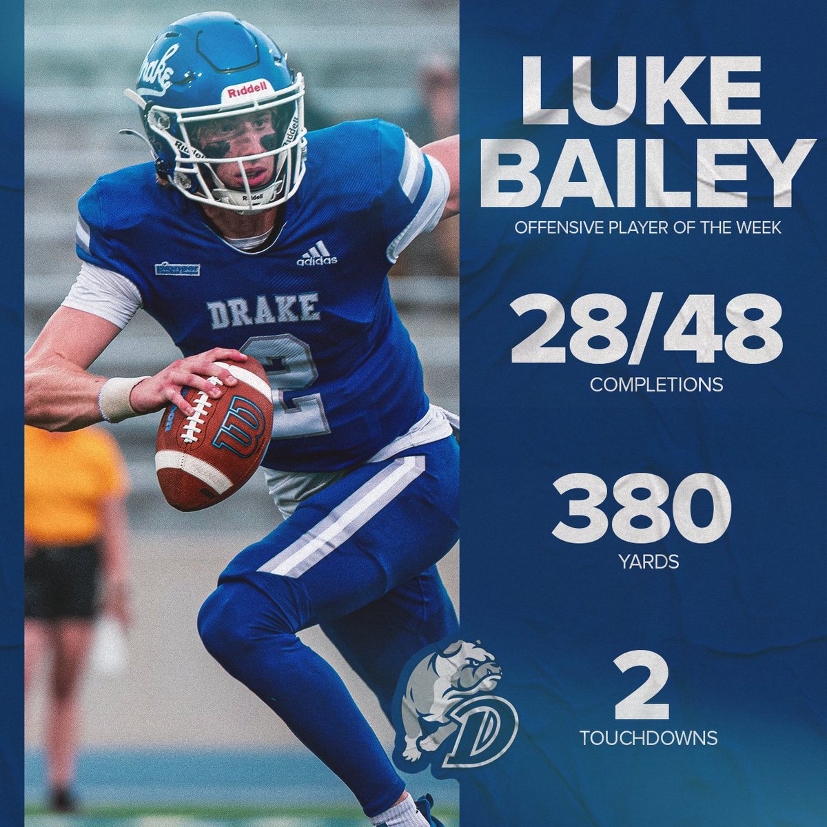 Drake Football tweet media