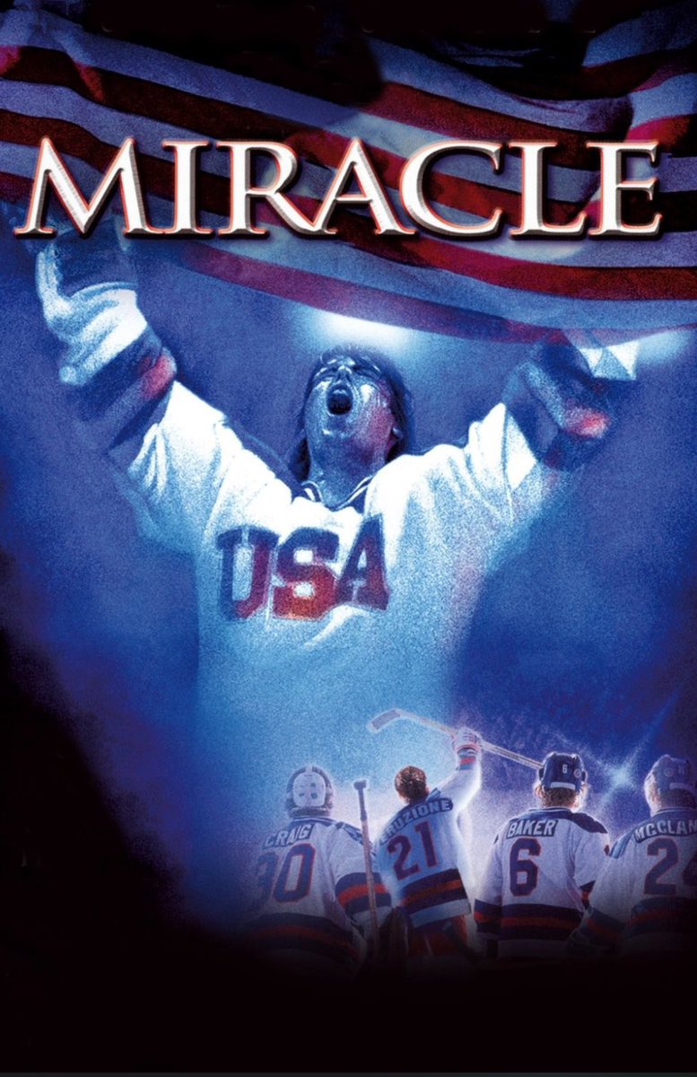 BREAKING NEWS: miracle (2004) just received a 55 minute standing ovation from me in my living room after watching it for the 200th time