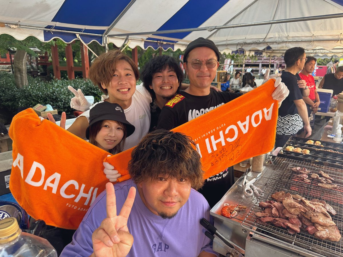 昨日は安達勇人in水戸三夜祭りLIVEでした☺️ 沢山のご来場ありがとう