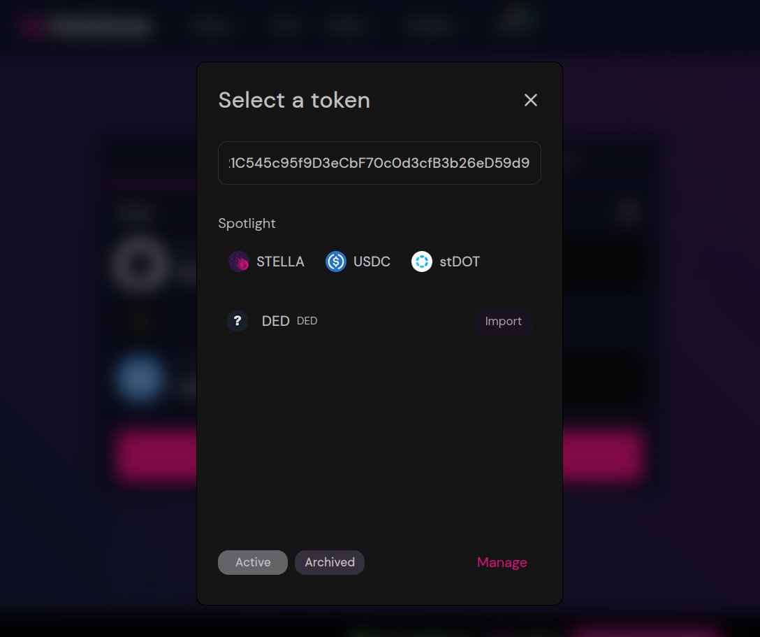 saxemberg's tweet photo. The DED X account is compromised, it seems related to the Lunar X account hack. The contract posted seems to be a honeypot. DO NOT INTERACT! @DotAntiscam https://t.co/MiPR7tOnAO
