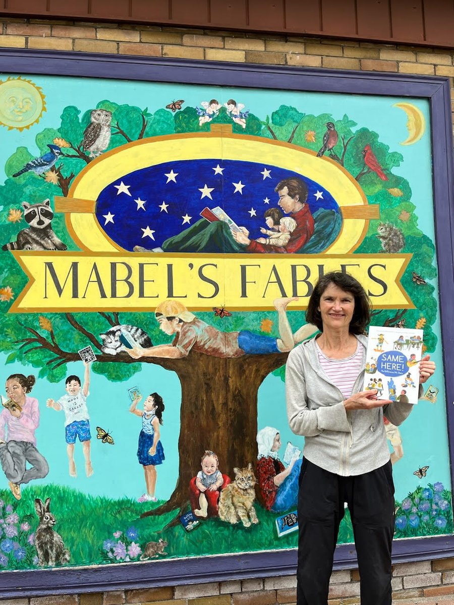 Dropped into my amazing local independent children's book store, Mabel's Fables, and signed copies of my MG picture book SAME HERE: THE DIFFERENCES WE SHARE (illus #SophieCasson), recently released in paperback!
#backtoschool <a href="/owlkids/">Owlkids Publishing</a> <a href="/picturebookseh/">Picture books, eh!</a> <a href="/SCBWICanadaEast/">SCBWI Canada East</a> #diversity