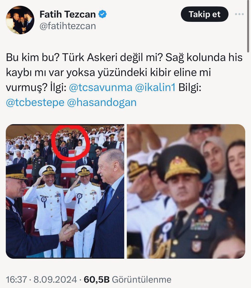 ters__e's tweet photo. Azərbaycan komutanını paylaşaraq dezenformasyon edir bu fatih. Bu bizim generallarin formasıdır.

Türk subaylarını hədəf göstərdiniz, sıra bizə mi gəldi? https://t.co/a2mxJoMW1X