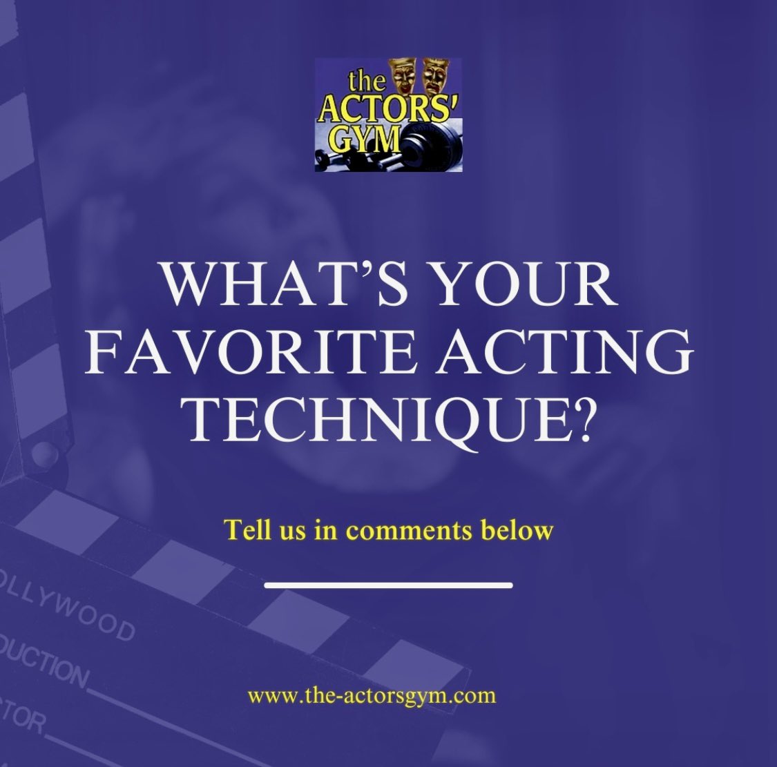 THOMSCOTTII's tweet image. Unlock your true acting potential with the Meisner Technique. 

Here are incredible benefits:

1️⃣ Authentic Reactions
2️⃣ Improved Listening Skills
3️⃣ Emotional Depth

Join us in the ACTORS' GYM!
the-actorsgym.com

#theACTORSGYM #ACTINGCLASS #MEISNERTECHNIQUE  #ThomScottII