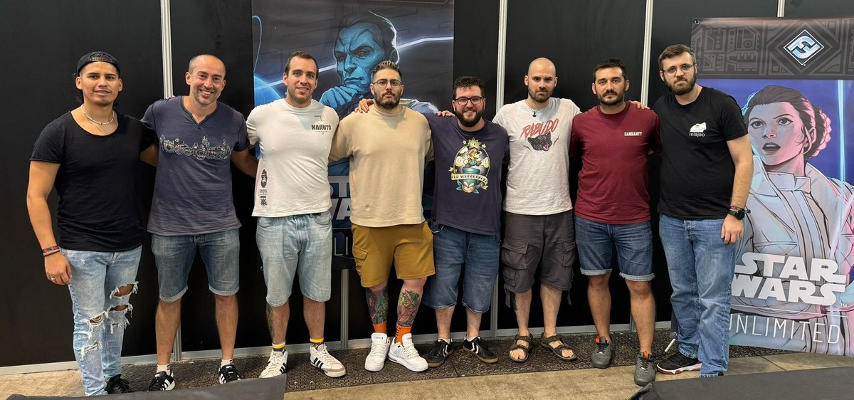 Bamboozle66 (@bmbzl66) on Twitter photo Resumen del día 2 #EurOpenSWU
🥉 <a href="/Falcon118v/">javier velasco</a> Top4
6° <a href="/Tarmo_66/">Tarmo66</a> Top8
52° @ZialTCG Top64
No conseguimos hacernos con el primer gran torneo europeo pero nos quedamos cerca
Enhorabuena a Jordan y <a href="/Damkalloh/">Dam (El de La Mesa de Dam)</a> por esa gran final🫶🏼
#StarWarsUnlimited
#Bamboozle66
<a href="/asmop_es/">ASMODEE OP España</a>
<a href="/infrefest/">Infrefest</a> Resumen del día 2 #EurOpenSWU
🥉 <a href="/Falcon118v/">javier velasco</a> Top4
6° <a href="/Tarmo_66/">Tarmo66</a> Top8
52° @ZialTCG Top64
No conseguimos hacernos con el primer gran torneo europeo pero nos quedamos cerca
Enhorabuena a Jordan y <a href="/Damkalloh/">Dam (El de La Mesa de Dam)</a> por esa gran final🫶🏼
#StarWarsUnlimited
#Bamboozle66
<a href="/asmop_es/">ASMODEE OP España</a>
<a href="/infrefest/">Infrefest</a>