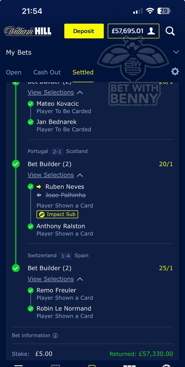 bet_with_benny's tweet image. OHH MYY , ITS FUCKING LANDED ! 😳 11,465/1 ✅
£57,695 💥💥💥💥💥💥💥
WOW !!!!!!!