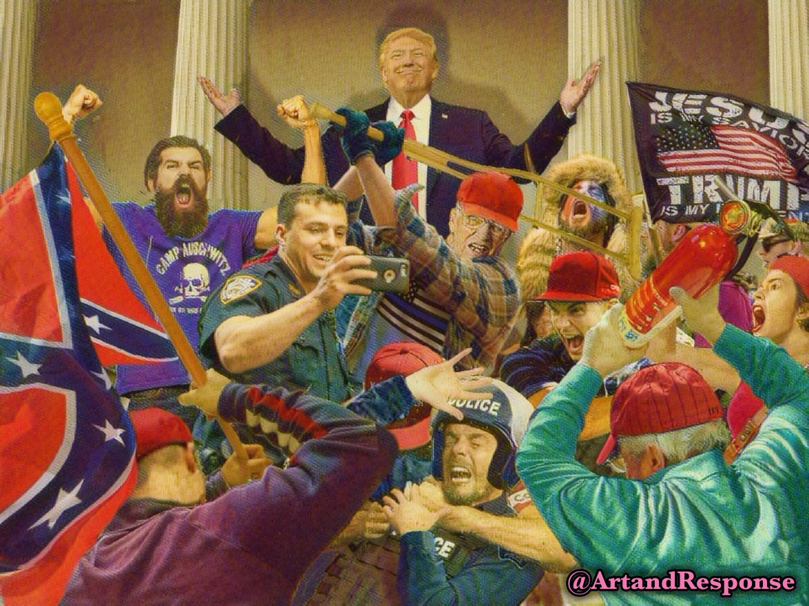 The #FraternalOrderofPolice must be out of their minds if they believe #FelonTrump  &amp; the GOP are the party of Law &amp; Order.  There better be a #HarrisWalz2024InALandslide or they'll cause be another #insurrection