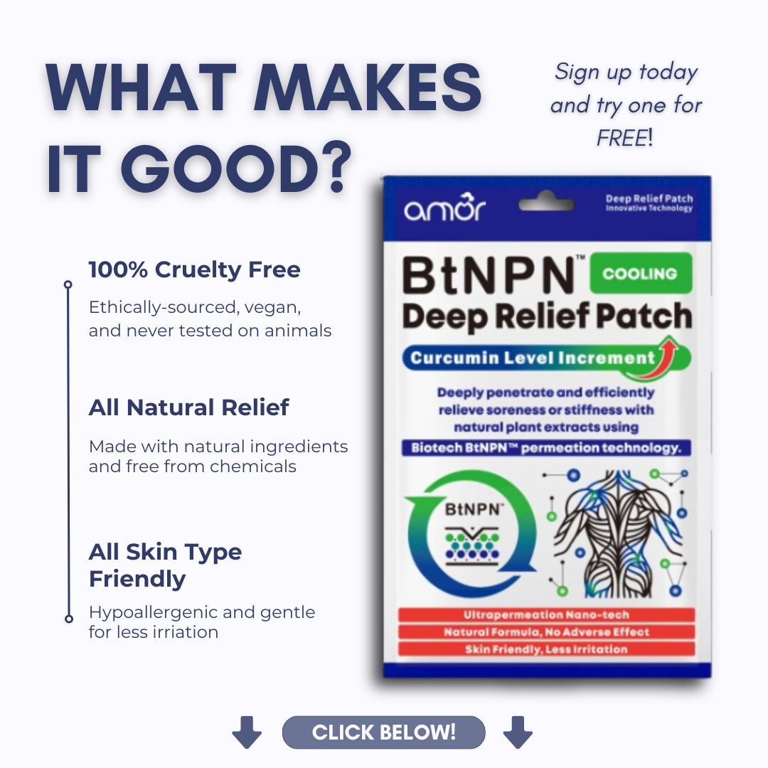 Soothe soreness naturally with our new turmeric cooling patch!